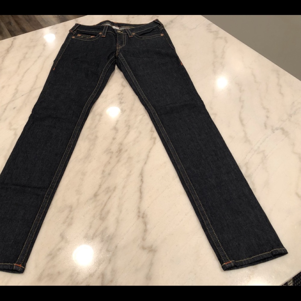 True Religion Skinny Jeans! 98% cotton 2% spandex - Picture 5 of 10